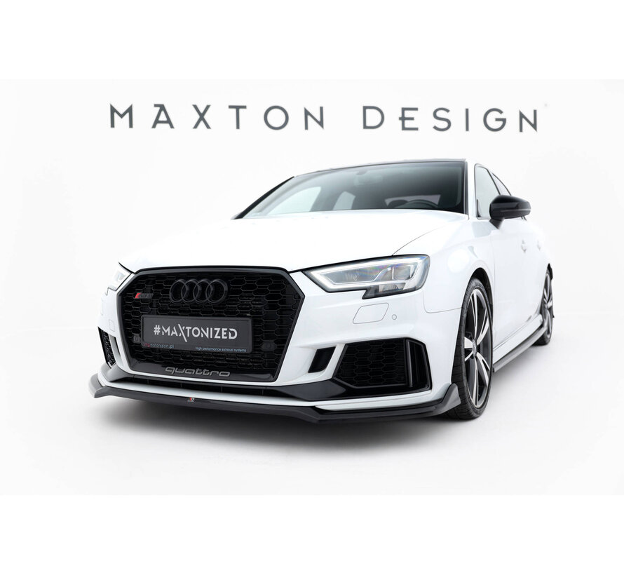 Maxton Design Set of Splitters Audi RS3 Sedan 8V Facelift