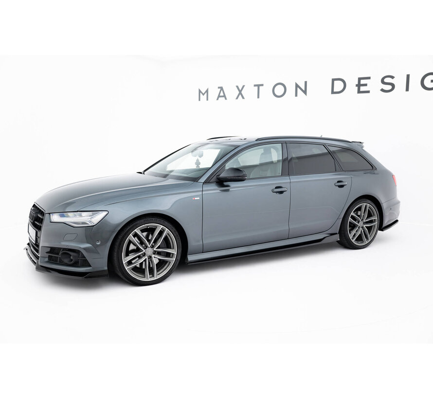 Maxton Design Side Skirts Diffusers V.2 Audi A6 / A6 C7 S-line/ S6 C7 Facelift