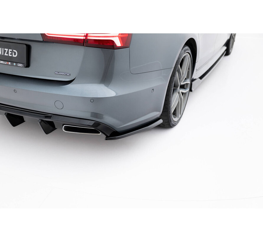 Maxton Design Rear Side Splitters V.3 Audi S6 / A6 S-Line / A6 C7 FL