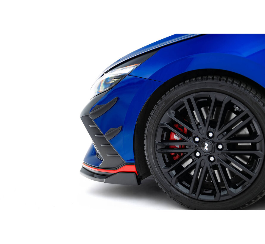 Maxton Design Front Bumper Wings (Canards) Hyundai Elantra N Mk7