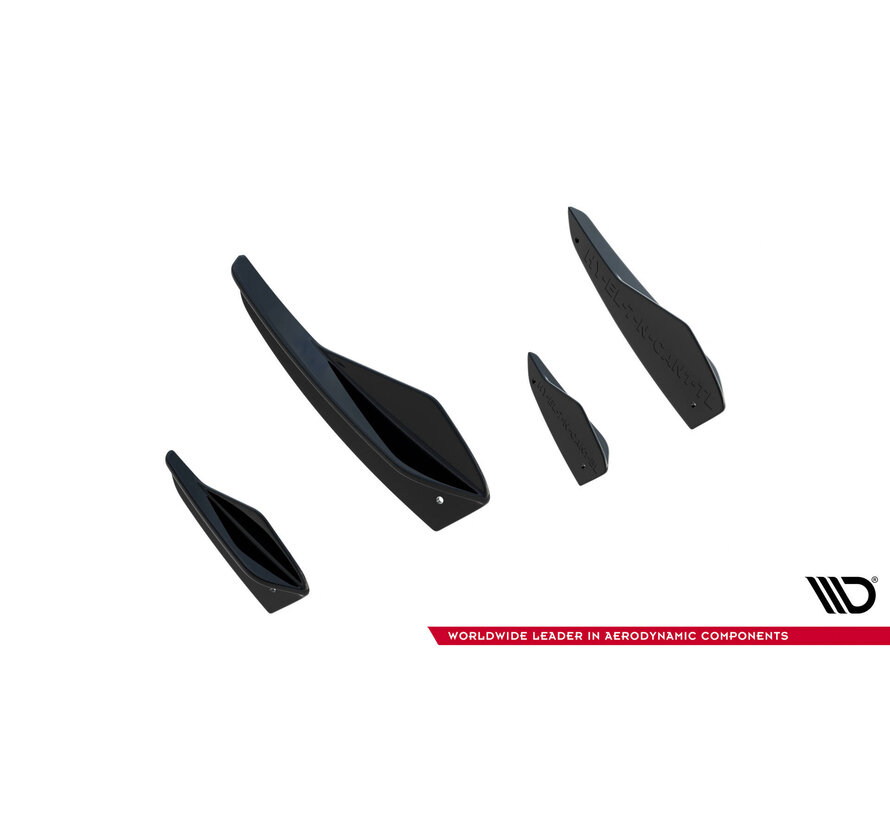Maxton Design Front Bumper Wings (Canards) Hyundai Elantra N Mk7