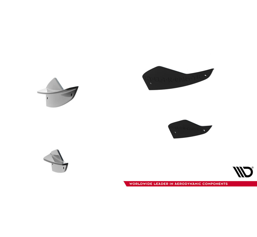 Maxton Design Front Bumper Wings (Canards) Hyundai Elantra N Mk7