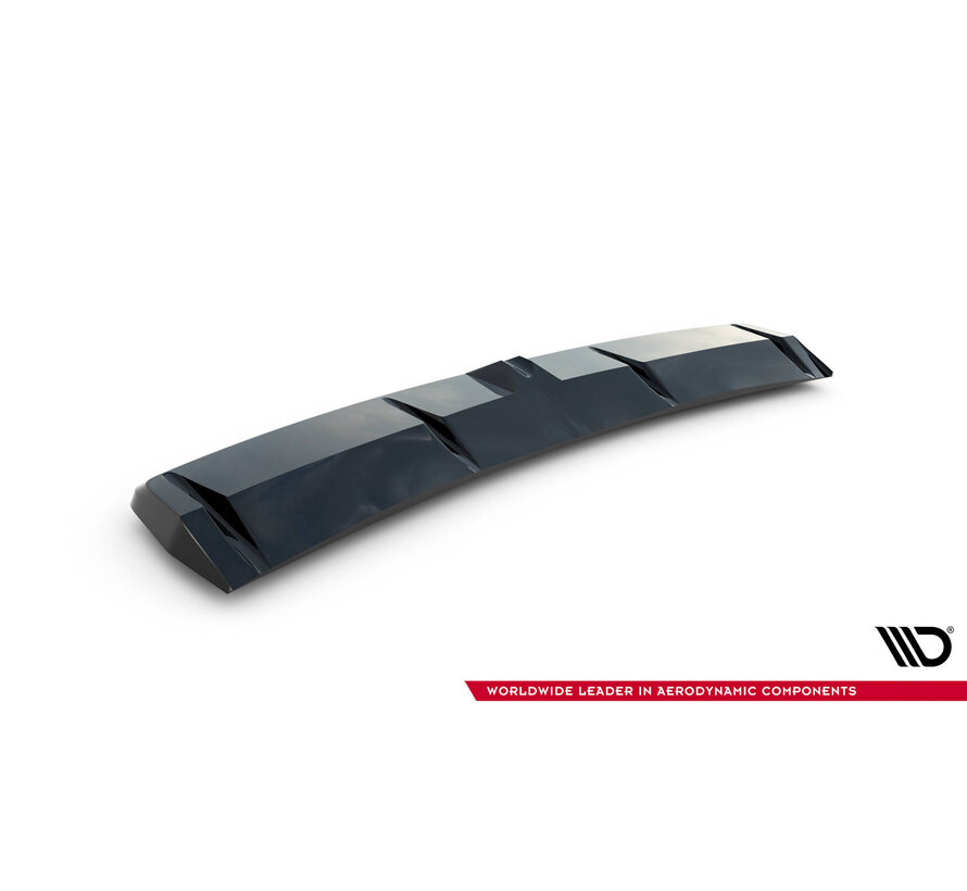 Maxton Design Central Rear Splitter (with vertical bars) Hyundai Elantra N Mk7