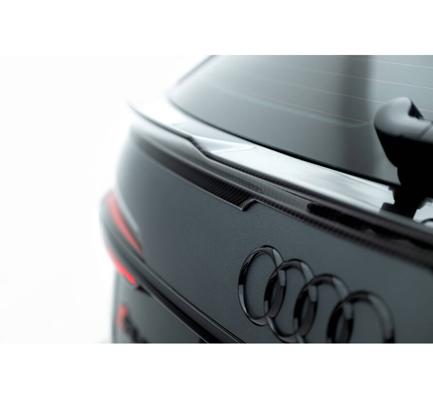 Maxton Design Prepreg Carbon Fiber Tailgate Spoiler (Lower) Audi RS6 C8 / C8 Facelift