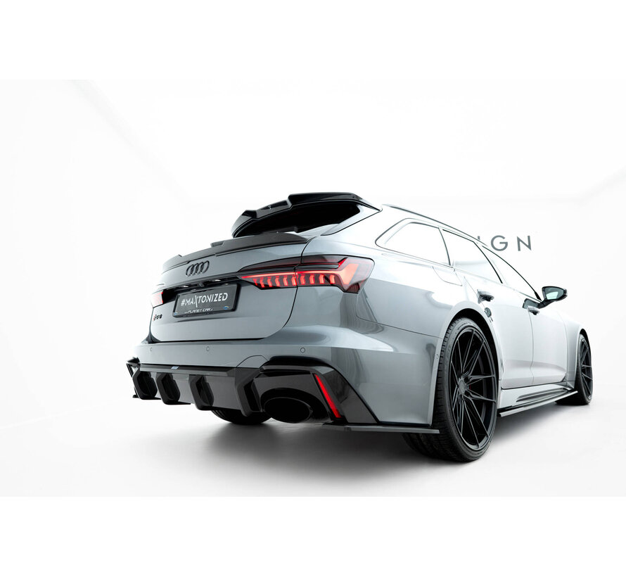 Maxton Design Prepreg Carbon Fiber Tailgate Spoiler (Lower) Audi RS6 C8 / C8 Facelift