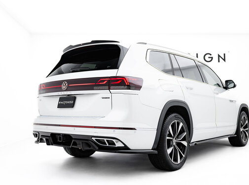 Maxton Design Maxton Design Rear Splitter (with vertical bars) Volkswagen Atlas R-Line Mk1 Facelift 2