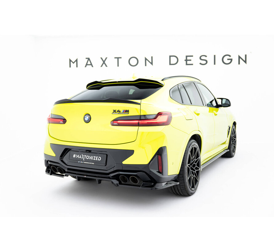 Maxton Design Bottom Spoiler Cap 3D BMW X4 M F98 Facelift