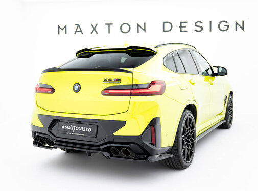 Maxton Design Maxton Design Rear Splitter (with vertical bars) BMW X4M F98 Facelift