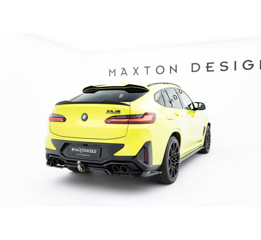 Maxton Design Rear Splitter (with vertical bars) BMW X4M F98 Facelift
