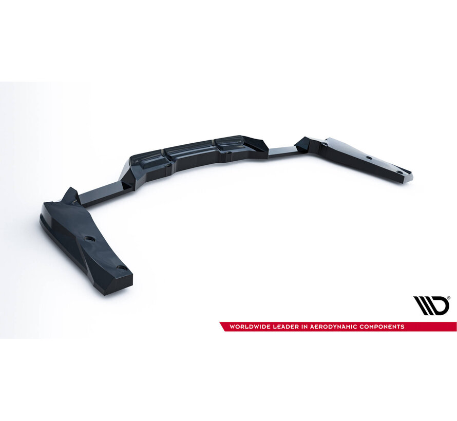 Maxton Design Rear Splitter (with vertical bars) BMW X4M F98 Facelift