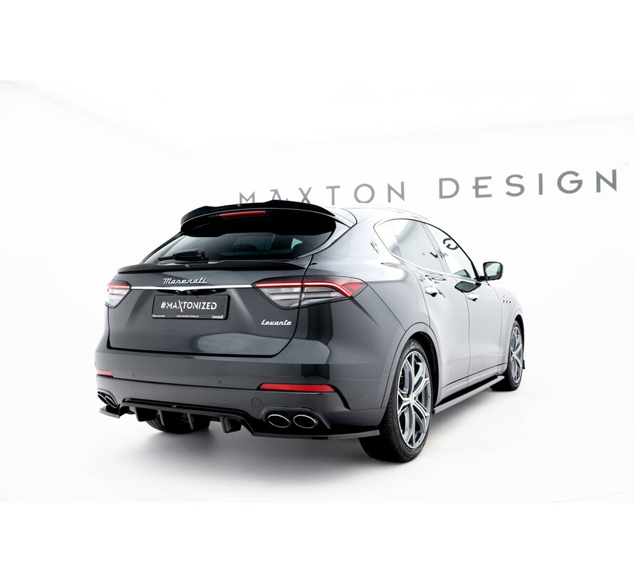 Maxton Design Rear Splitter (with vertical bars) Maserati Levante GT Mk1 Facelift