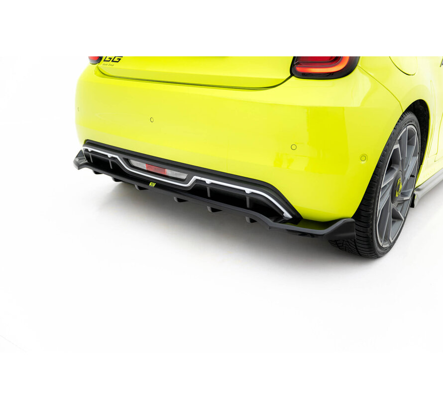 Maxton Design Rear Splitter (with vertical bars) Abarth 500e