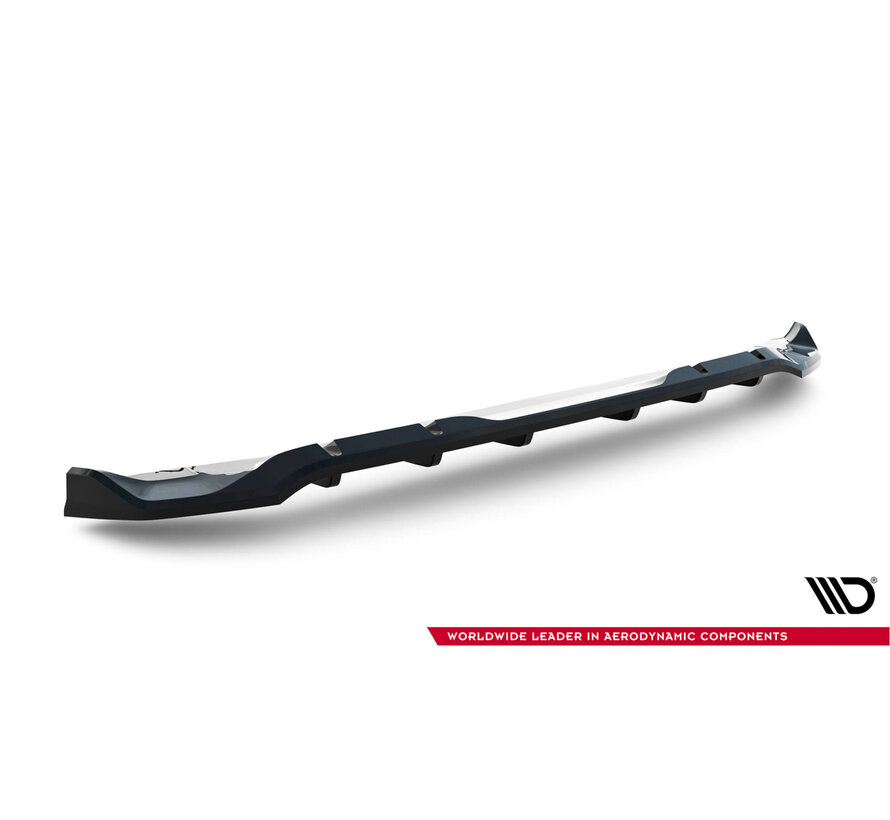 Maxton Design Rear Splitter (with vertical bars) Abarth 500e