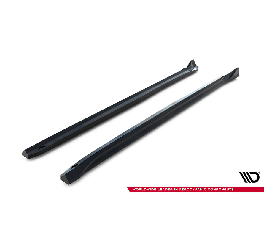 Maxton Design Side Skirts Diffusers Abarth 500e