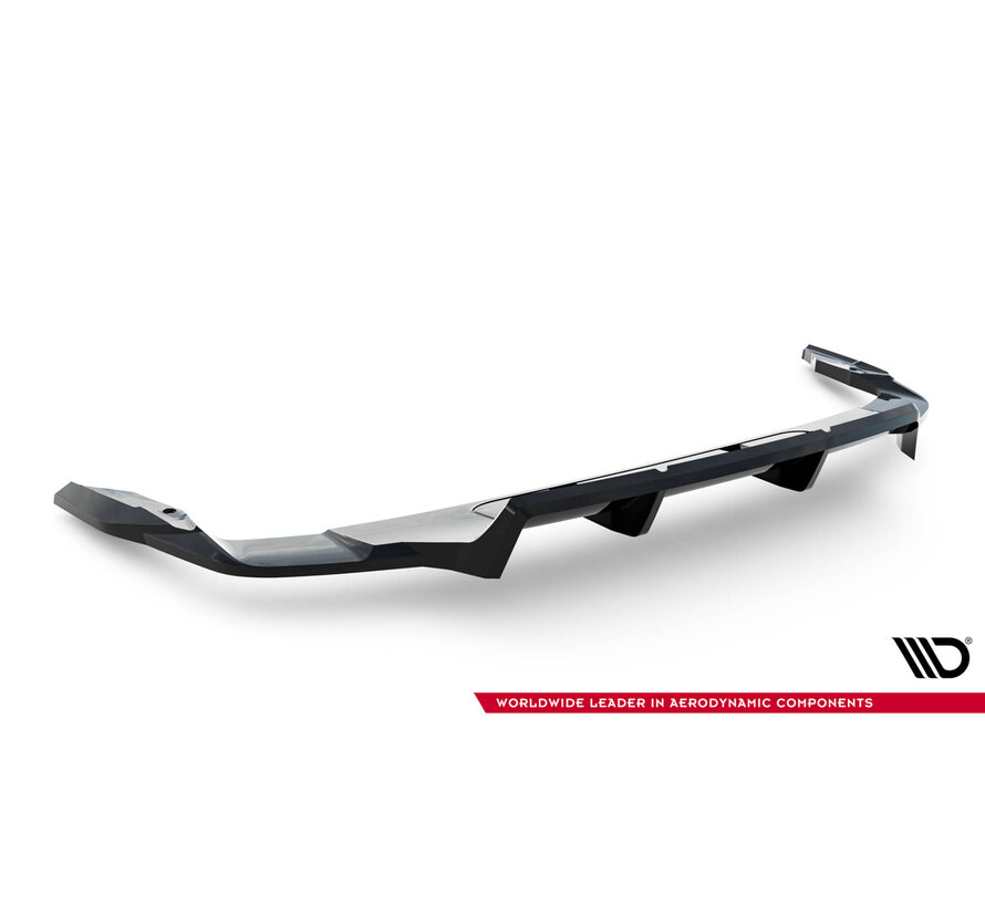 Maxton Design Rear Splitter (with vertical bars) Audi Q7 S-Line Mk2 Facelift 2