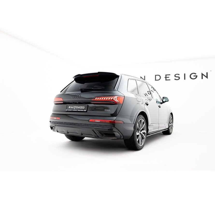 Maxton Design Spoiler Cap Audi Q7 S-Line / SQ7 Mk2 Facelift 2
