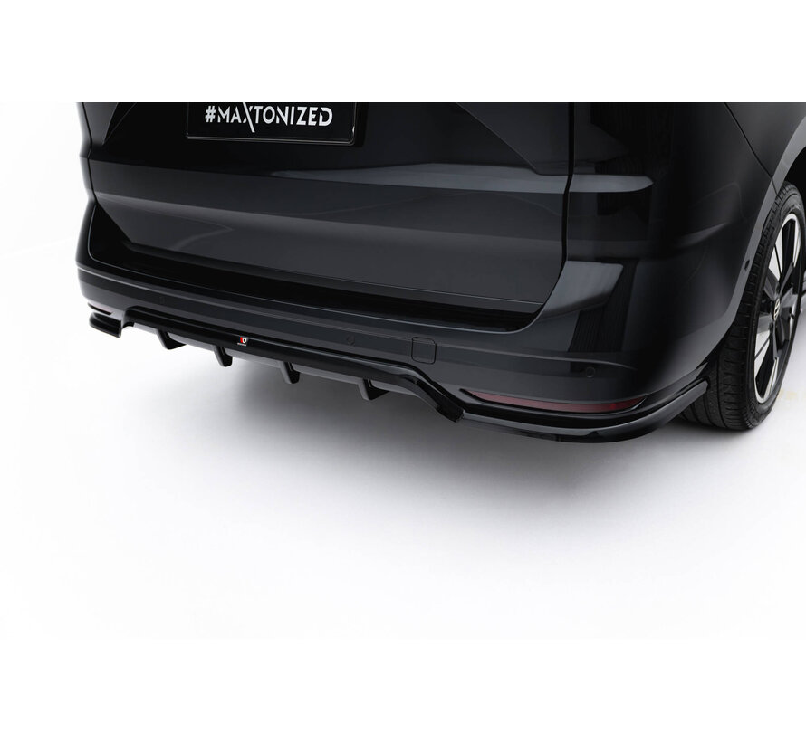 Maxton Design Rear Splitter (with vertical bars) Volkswagen Multivan Long T7