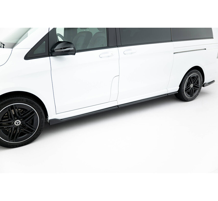 Maxton Design Side Skirts Diffusers V.2 Mercedes-Benz V-Class Extra Long AMG-Line W447