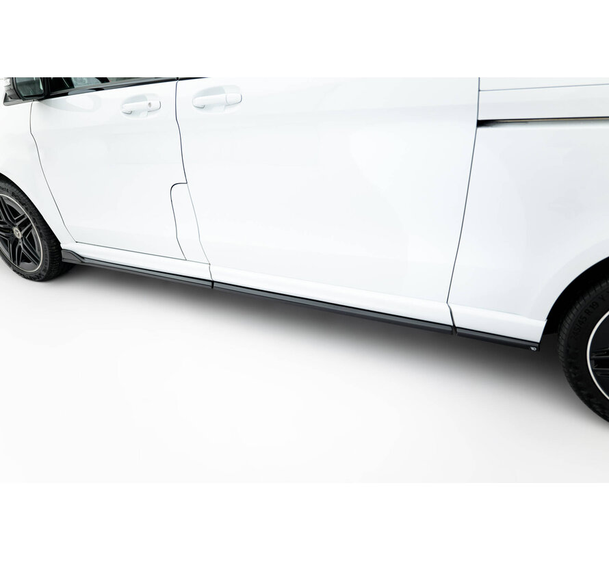 Maxton Design Side Skirts Diffusers V.2 Mercedes-Benz V-Class Extra Long AMG-Line W447