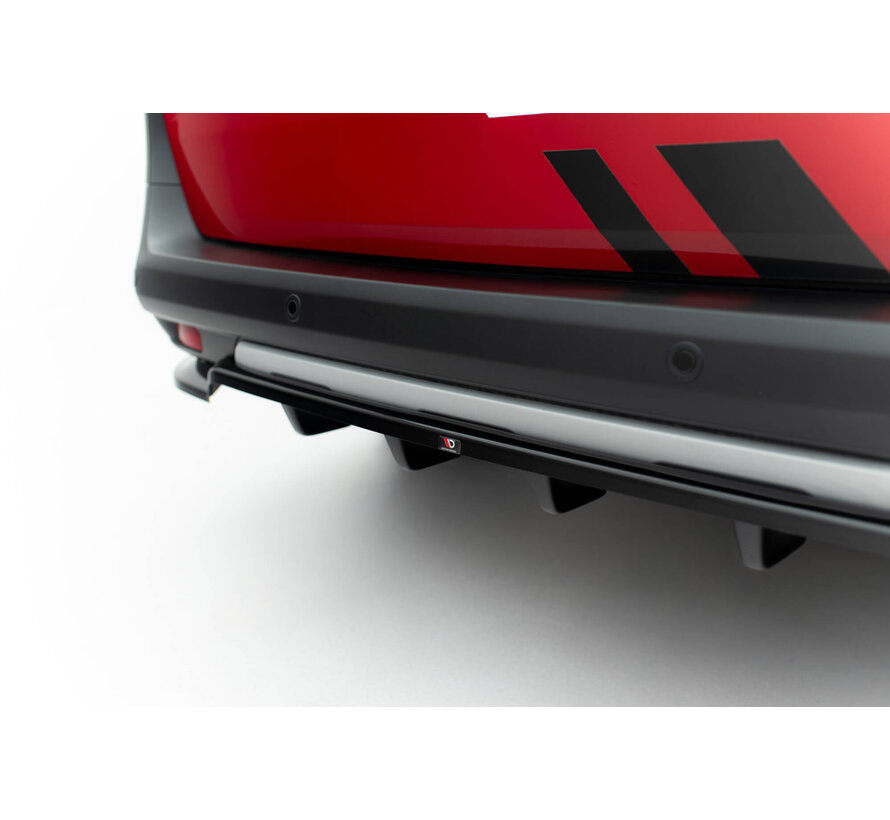 Maxton Design Rear Splitter (with vertical bars) Ford Tourneo Courier Mk2