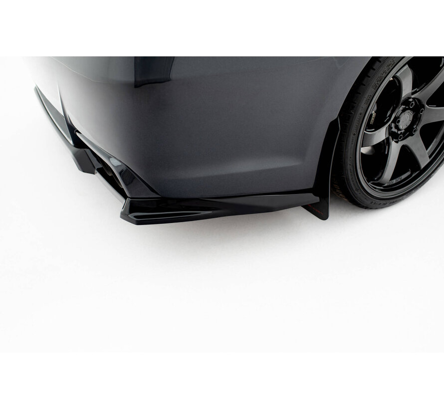 Maxton Design Rear Splitter (with vertical bars) Subaru Impreza WRX STI Mk3 Facelift