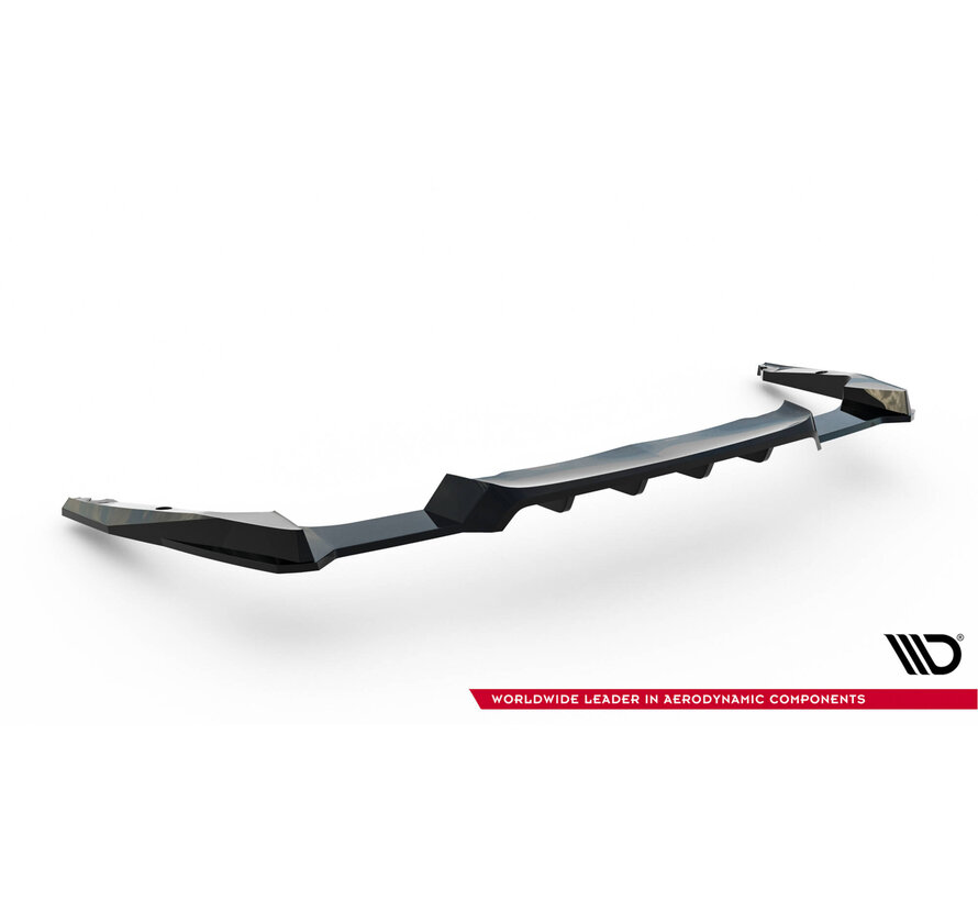 Maxton Design Rear Splitter (with vertical bars) Subaru Impreza WRX STI Mk3 Facelift