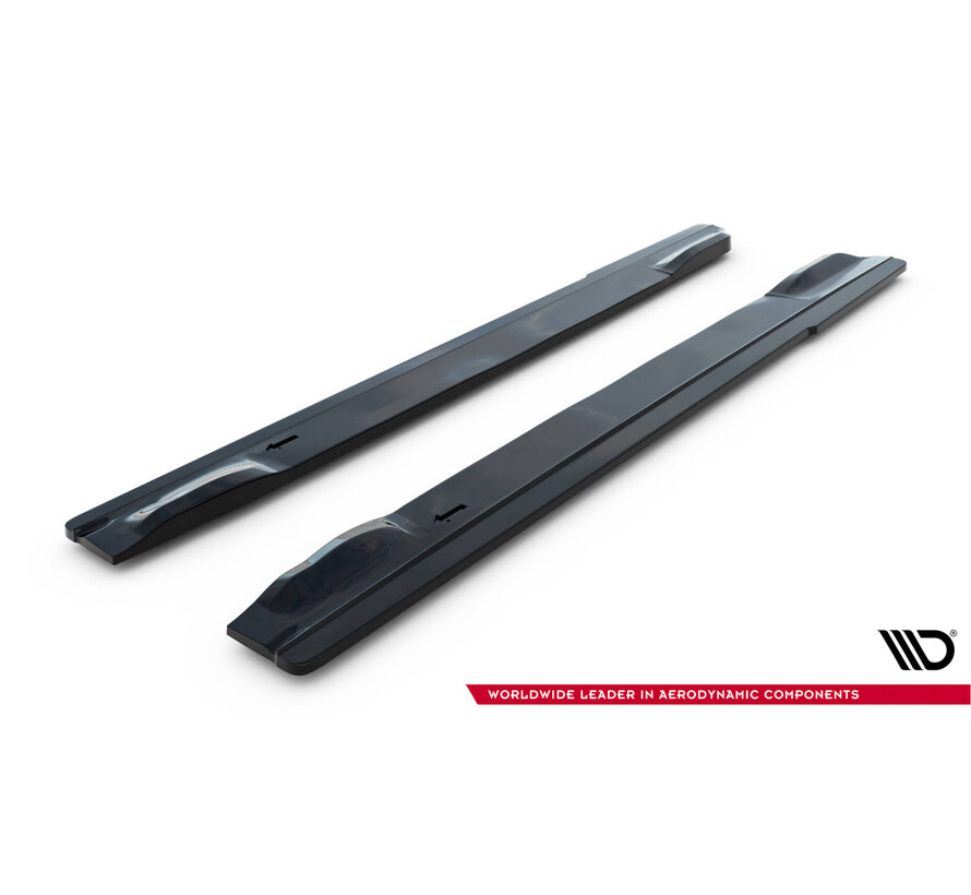 Maxton Design Side Skirts Diffusers V.1 Subaru Impreza WRX STI Mk3 Facelift