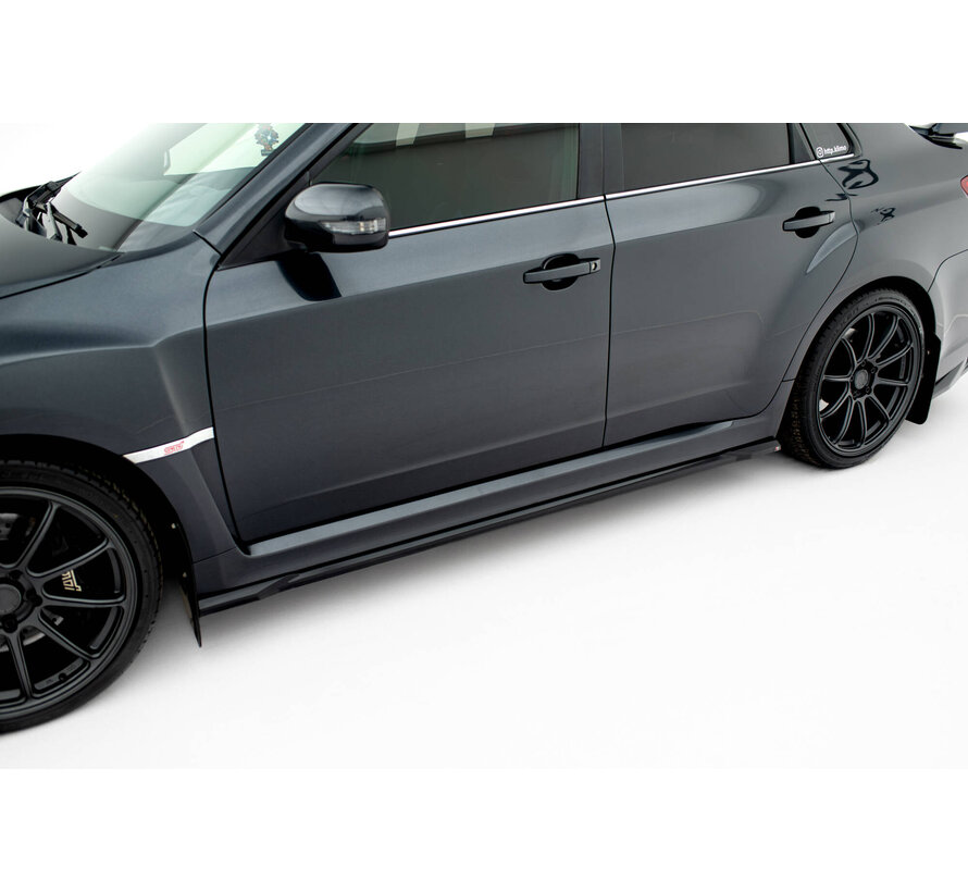 Maxton Design Side Skirts Diffusers V.2 Subaru Impreza WRX STI Mk3 Facelift