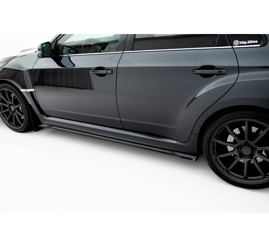 Maxton Design Side Skirts Diffusers V.2 Subaru Impreza WRX STI Mk3 Facelift