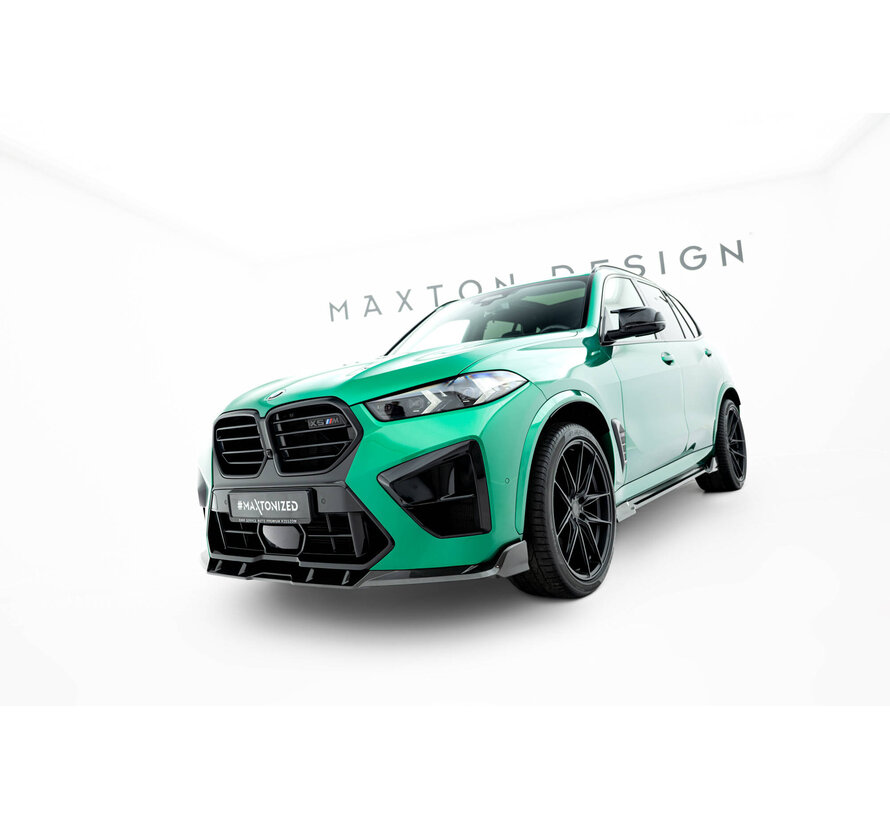 Maxton Design Prepreg Carbon Fiber Front Splitter BMW X5 M F95 Facelift