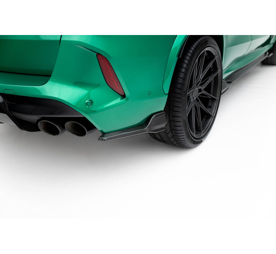 Maxton Design Prepreg Carbon Fiber Rear Side Splitters BMW X5 M F95 Facelift