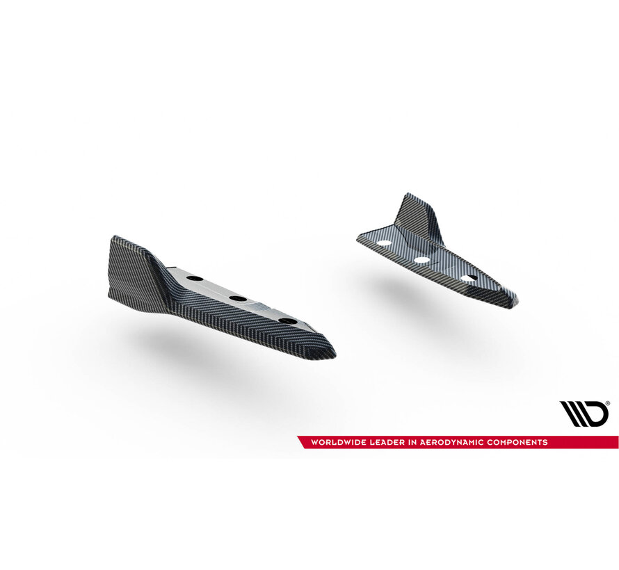 Maxton Design Prepreg Carbon Fiber Rear Side Splitters BMW X5 M F95 Facelift