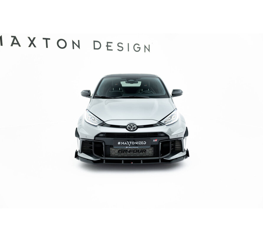Maxton Design Front Splitter + Flaps Toyota GR Yaris Mk4 Facelift