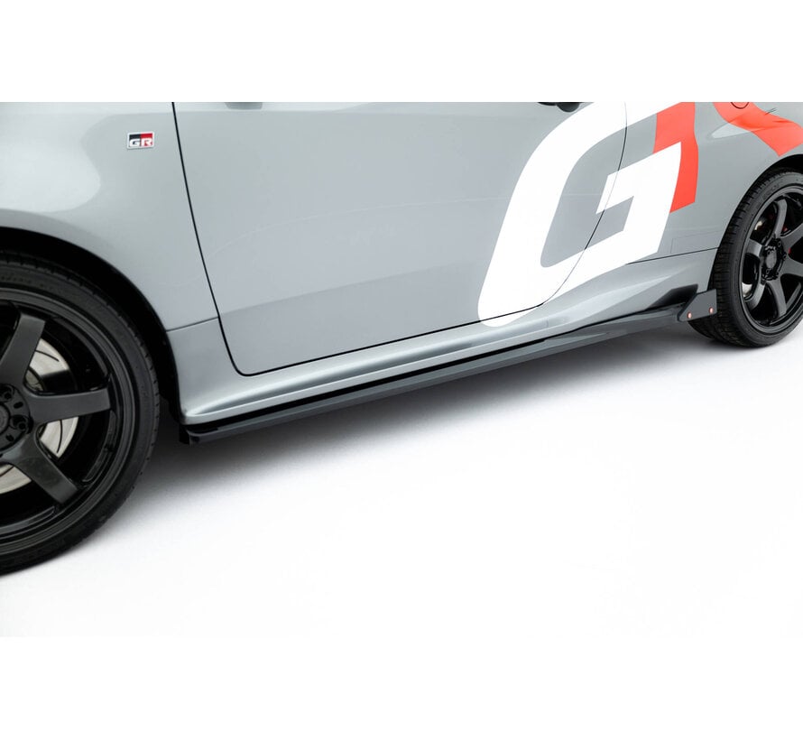Maxton Design Side Skirts Diffusers + Flaps Toyota GR Yaris Mk4 Facelift