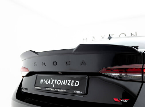 Maxton Design Maxton Design Spoiler Cap 3D Skoda Octavia RS / Sportline / Standard Liftback MK4 / Mk4 Facelift