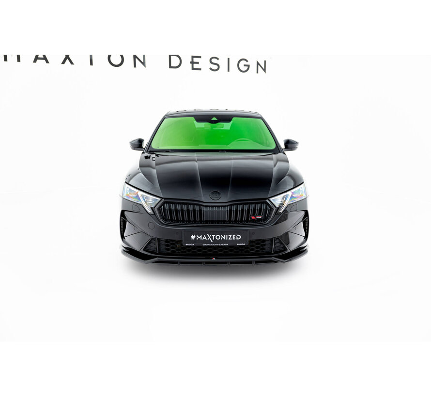 Maxton Design Front Splitter V.1 Skoda Octavia RS Liftback / Combi Mk4 Facelift