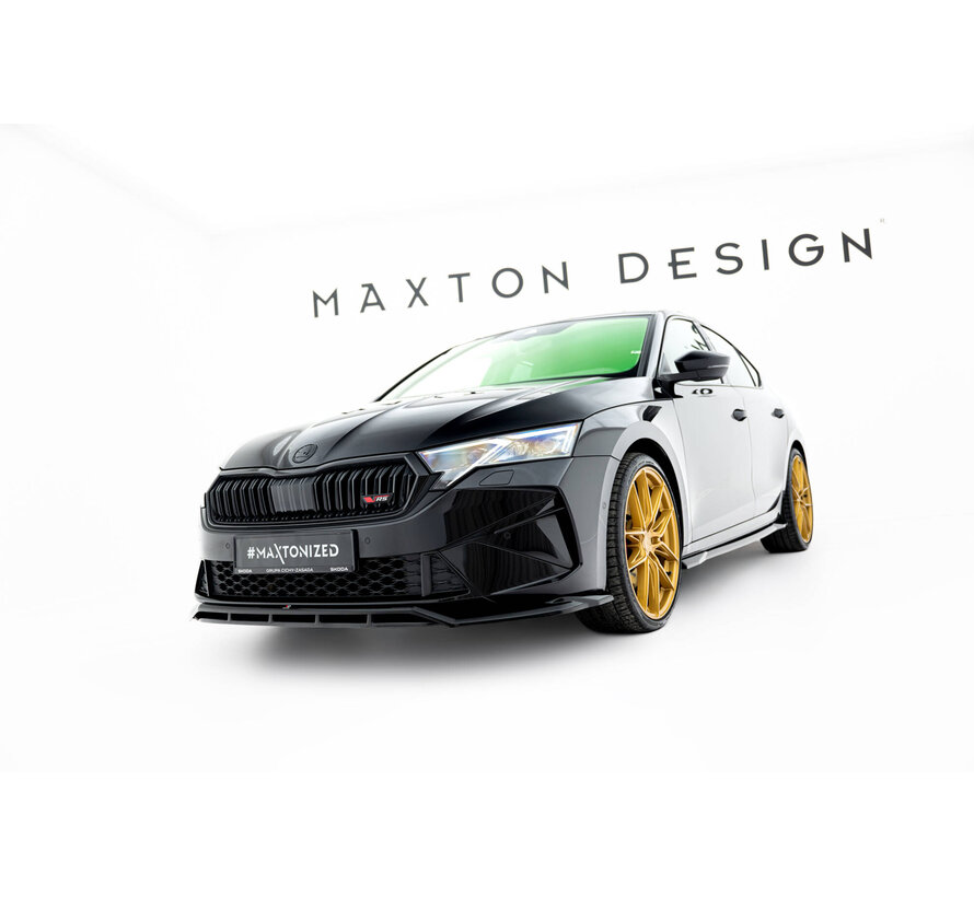 Maxton Design Front Splitter V.1 Skoda Octavia RS Liftback / Combi Mk4 Facelift