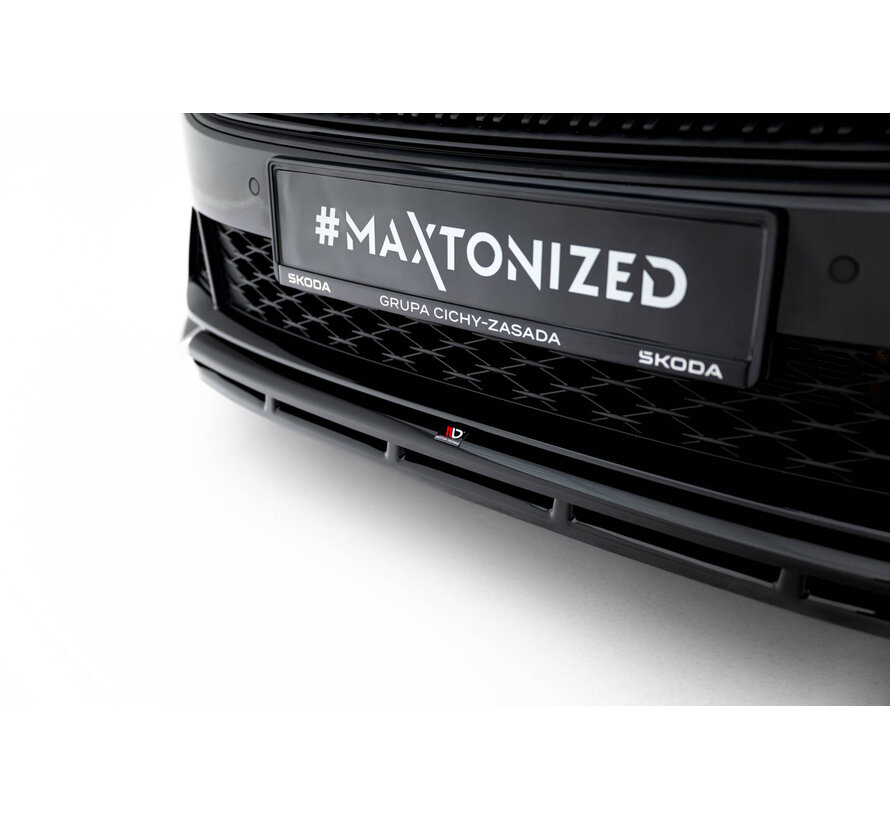 Maxton Design Front Splitter V.1 Skoda Octavia RS Liftback / Combi Mk4 Facelift