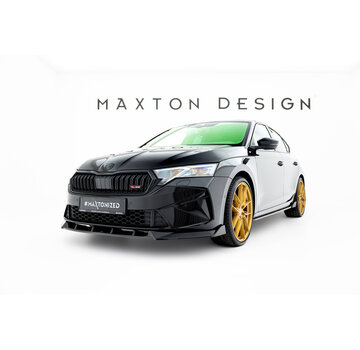 Maxton Design Maxton Design Front Splitter V.2 Skoda Octavia RS Liftback / Combi Mk4 Facelift