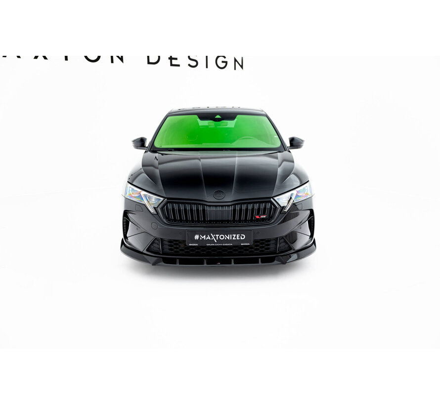 Maxton Design Front Splitter V.2 Skoda Octavia RS Liftback / Combi Mk4 Facelift