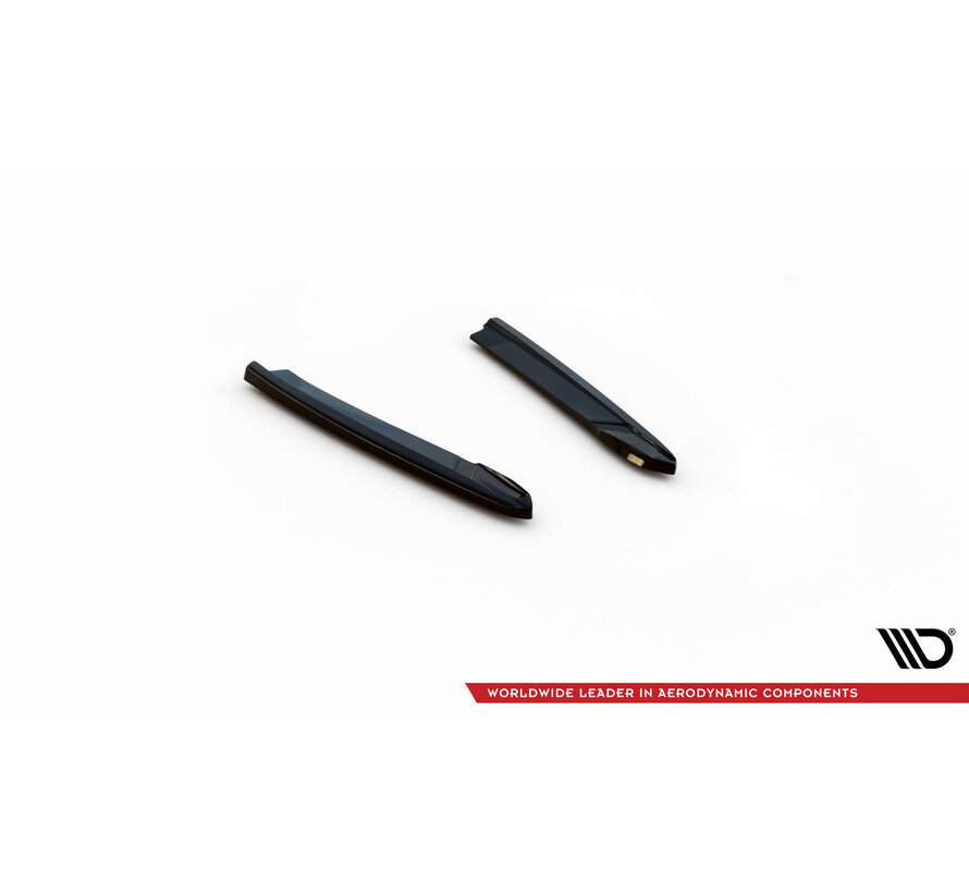 Maxton Design Rear Side Splitters V.3 Skoda Octavia RS Liftback / Combi Mk4 Facelift