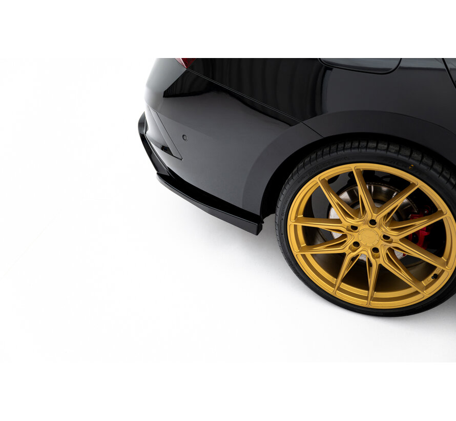 Maxton Design Rear Side Splitters V.4 Skoda Octavia RS Liftback / Combi Mk4 Facelift