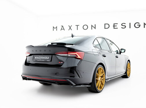 Maxton Design Maxton Design Rear Side Splitters V.5 Skoda Octavia RS Liftback / Combi Mk4 / Mk4 Facelift