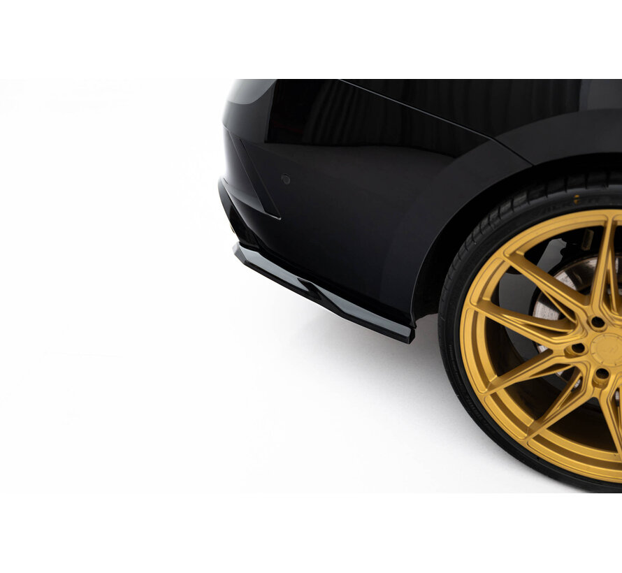 Maxton Design Rear Side Splitters V.5 Skoda Octavia RS Liftback / Combi Mk4 / Mk4 Facelift