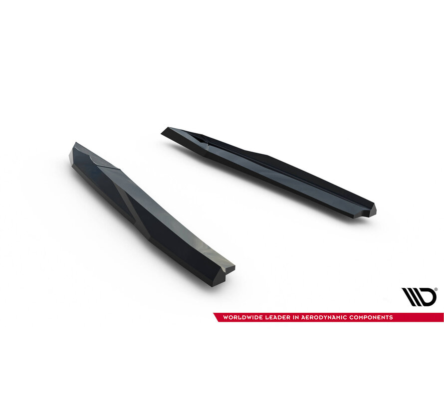 Maxton Design Rear Side Splitters V.5 Skoda Octavia RS Liftback / Combi Mk4 / Mk4 Facelift