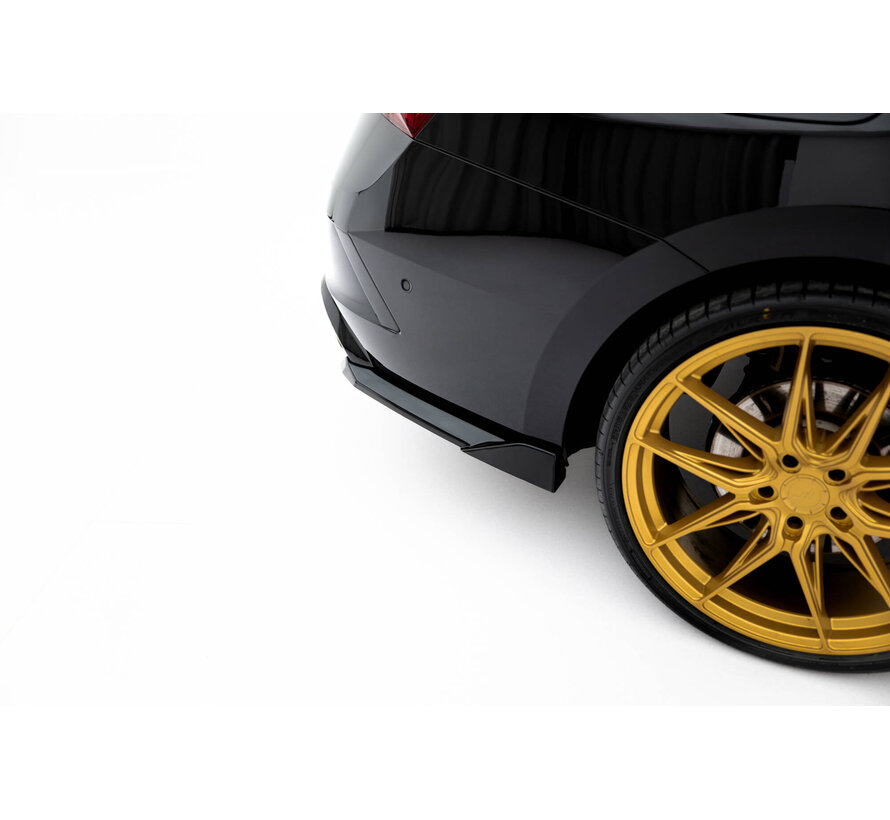 Maxton Design Rear Side Splitters V.6 Skoda Octavia RS Liftback / Combi Mk4 / Mk4 Facelift