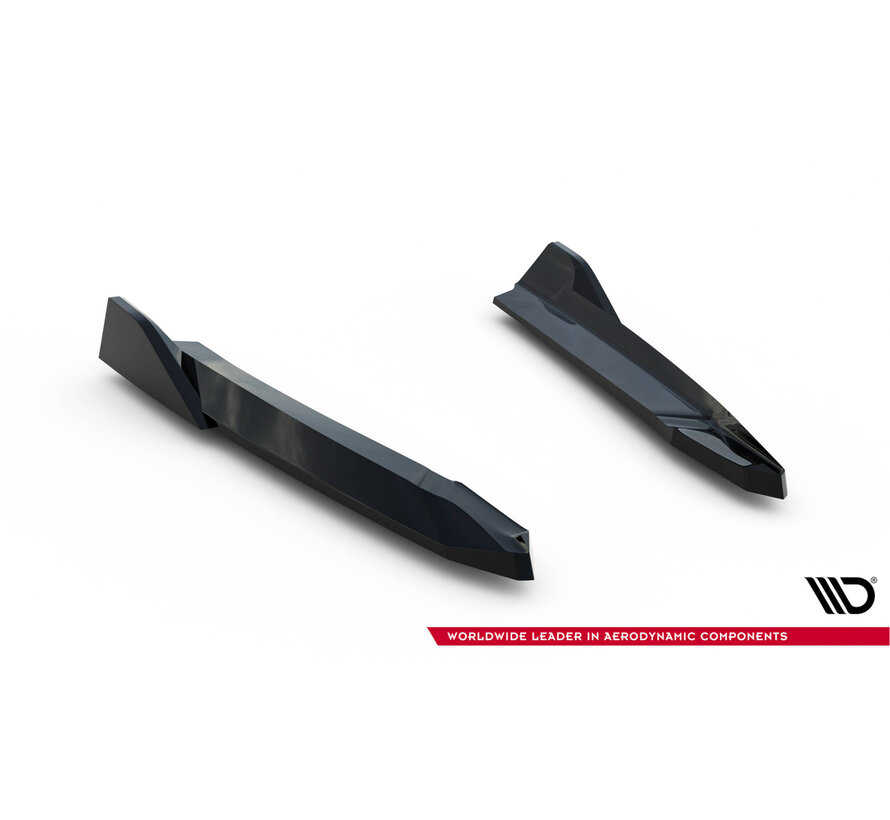 Maxton Design Rear Side Splitters V.8 Skoda Octavia RS Liftback / Combi Mk4 Facelift