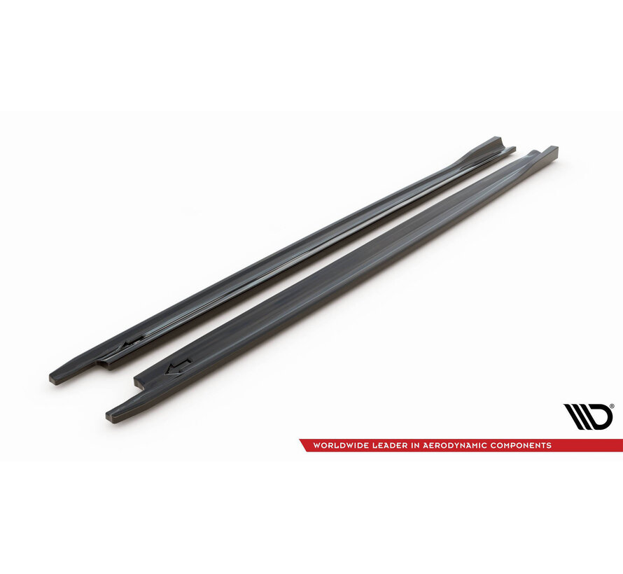 Maxton Design Side Skirts Diffusers V.2 Skoda Octavia RS Liftback / Combi Mk4 Facelift