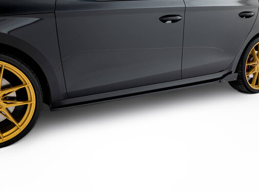 Maxton Design Maxton Design Side Skirts Diffusers V.2 + Flaps Skoda Octavia RS Liftback / Combi Mk4 Facelift