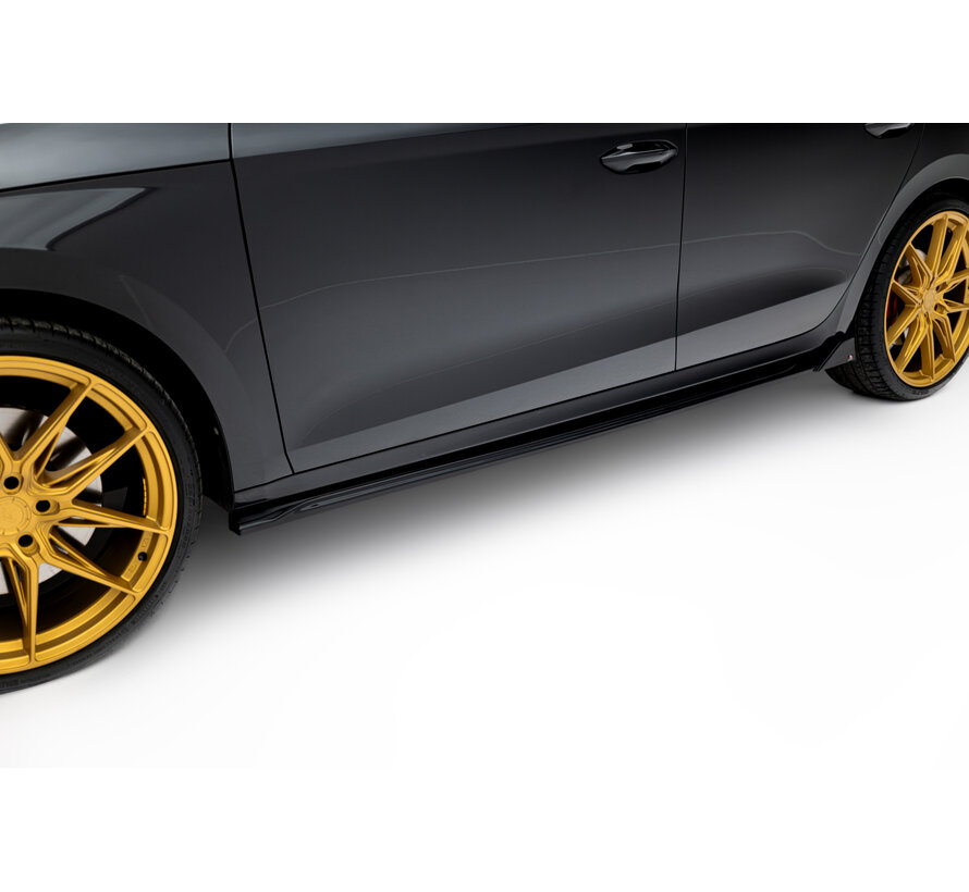 Maxton Design Side Skirts Diffusers V.4 Skoda Octavia RS Liftback / Combi Mk4 Facelift